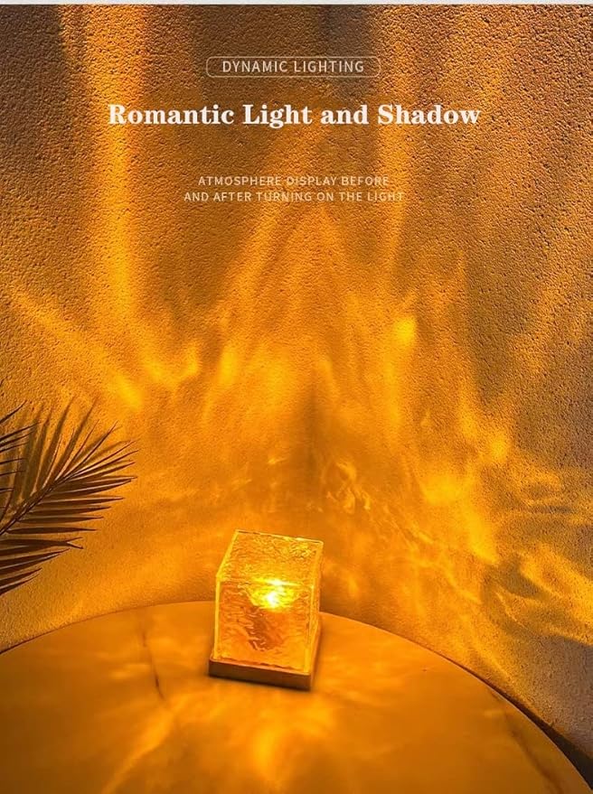 Aurora Wave Crystal Lamp™ – Romantic LED Ocean Glow Night Light for Bedroom & Home Decor