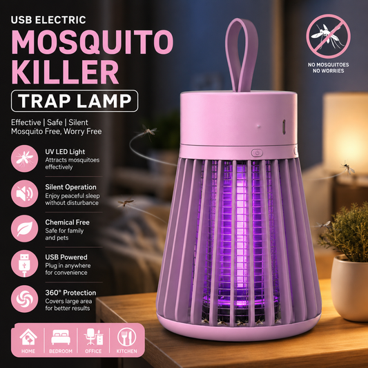 USB Electric LED Mosquito Killer Trap Lamp