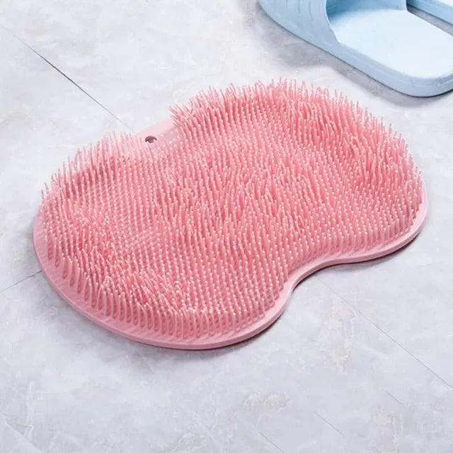 Silicone Bath & Foot Scrubber | Exfoliating Massage Mat