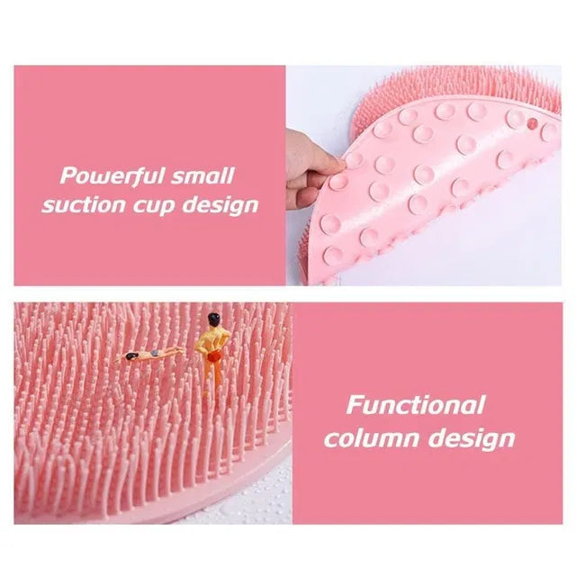 Silicone Bath & Foot Scrubber | Exfoliating Massage Mat