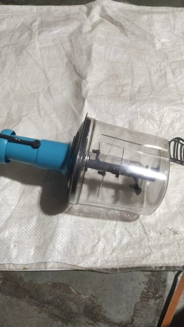 Manual Fruit & Vegetable Chopper – Portable Hand Press Food Cutter