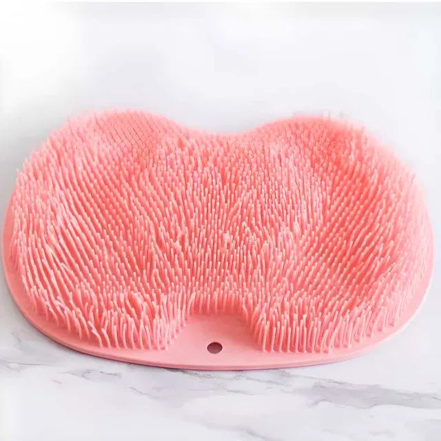 Silicone Bath & Foot Scrubber | Exfoliating Massage Mat