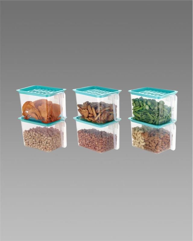 Unbreakable Kitchen Storage Containers Set (Pack of 6)